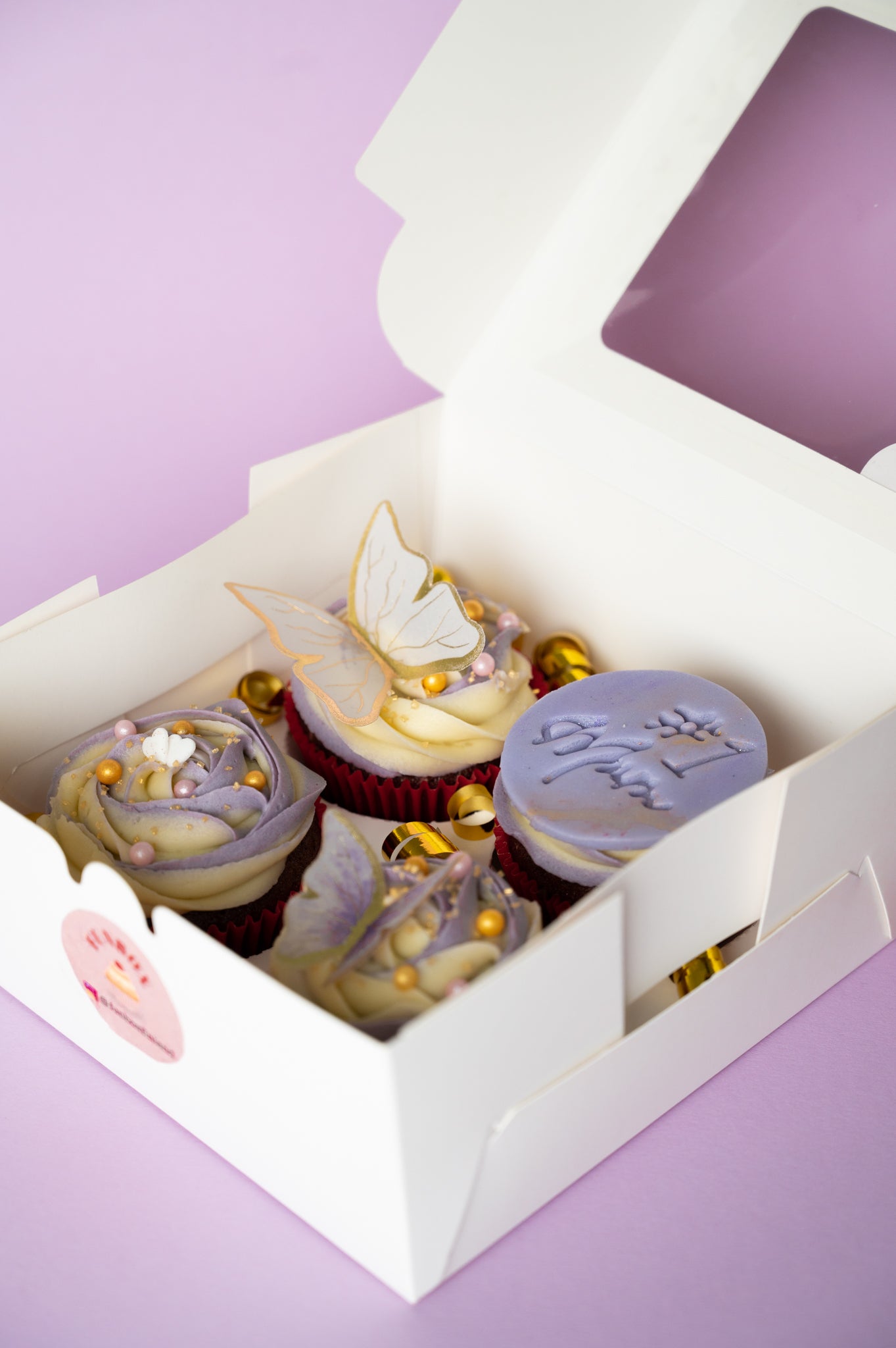 Cupcake Box | Mother's Day Gift Box - Spring Butterfly
