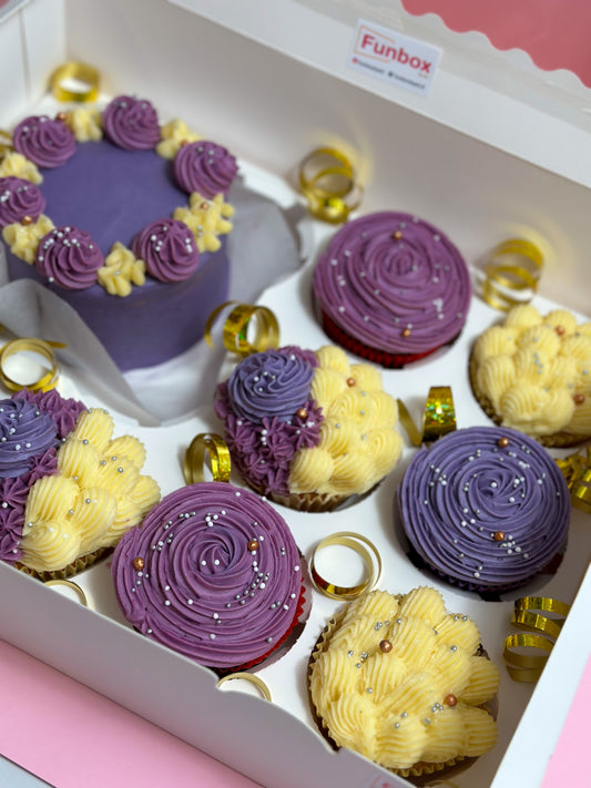 Cupcake Box | Purple Dream Birthday Celebration Box