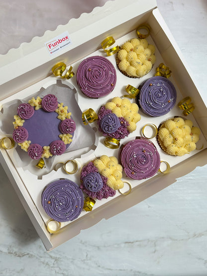 Cupcake Box | Purple Dream Birthday Celebration Box