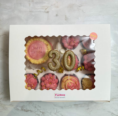 Cupcake Box | 30th Birthday Celebration Box