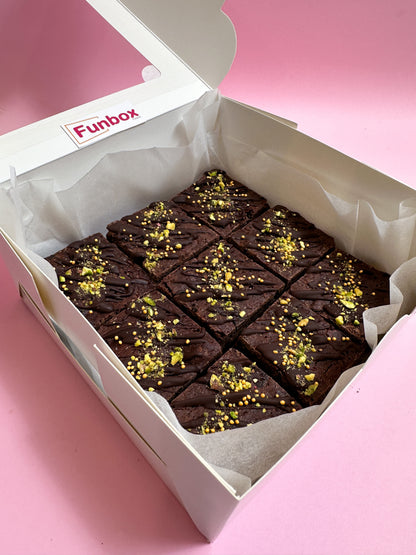 Craft Brownies | Dark Chocolate and Golden Pistachio