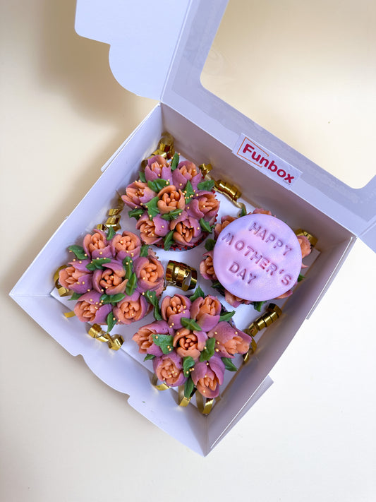 Cupcake Box | Mother's Day Gift Box - Bouquet of Love
