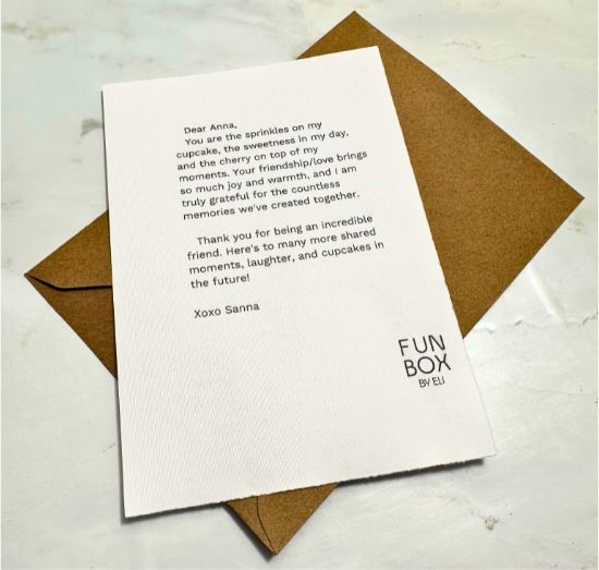 Add-Ons | Letter in Envelope